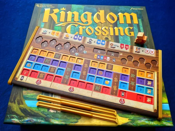 Supports to raise player boards for the board game Kingdom Crossing