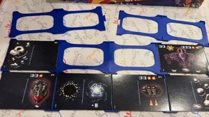 Card trays for Battle at Kemble's Cascade board game