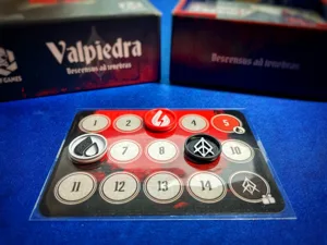 Health, damage and evil marker for Valpiedra boardgame