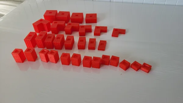 Board game Urban Sprawl Buildings
