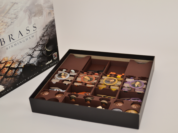 3D Printed insert for Brass Birmingham Board Game