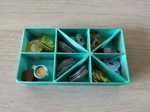 Ark Nova subdivided token tray
