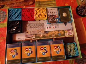 Ark Nova Organizer (including Waterworld) for sleeved cards and tokens