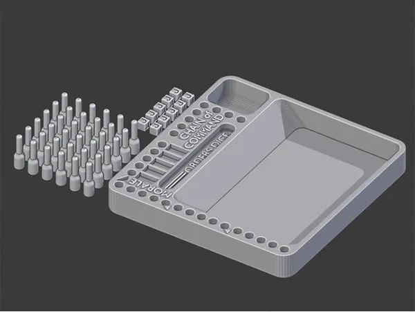 Chain of Command Dice Tray