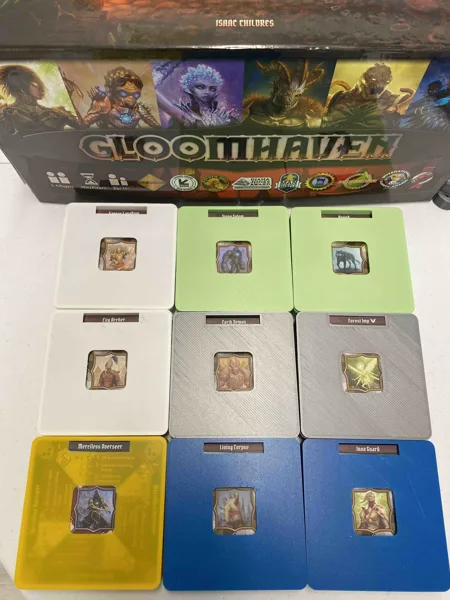 Gloomhaven Sleeved Cards Storage Organizer Remix