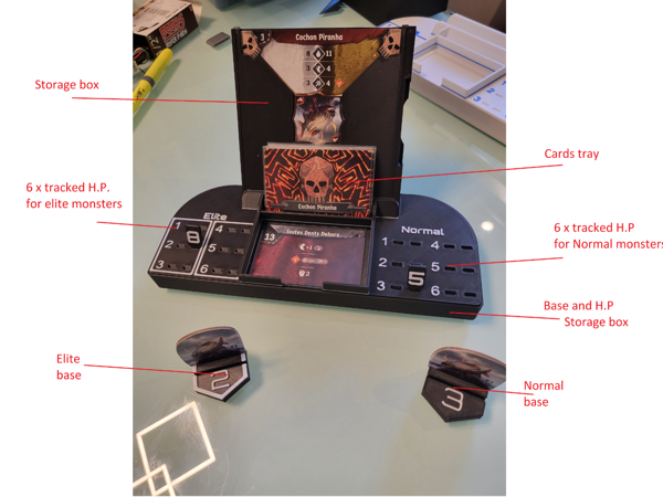 Ultimate monster tray for Gloomhaven/Frosthaven.