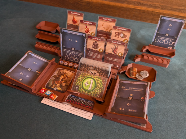 Modular Gloomhaven Dashboard, Fits sleeved-Cards