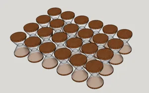 Stronghold hourglass x24 - Boardgame component