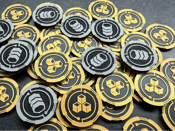 Twilight Imperium Trade Goods & Commodities tokens