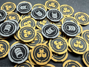 Twilight Imperium Trade Goods & Commodities tokens