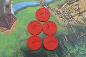 Stronghold - Orders - Boardgame components