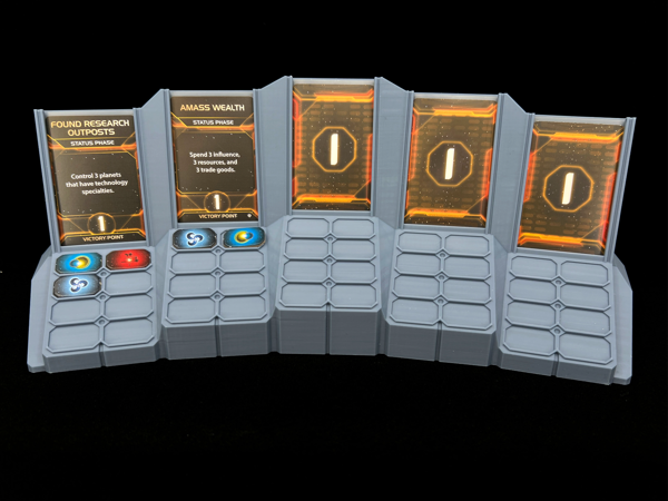 Twilight Imperium Public Objectives Display