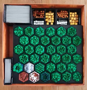 Organisateur Terraforming Mars + Prélude + Tuiles 3D