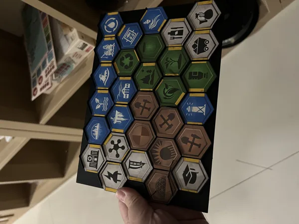 Terraforming Mars Tiles Plate