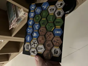 Terraforming Mars Tiles Plate
