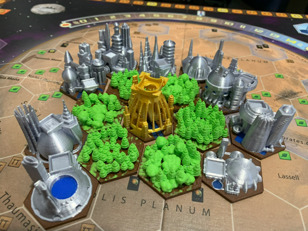 Terraforming mars Cities