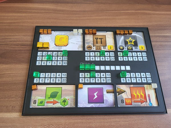 Terraforming Mars Spieler Tableau