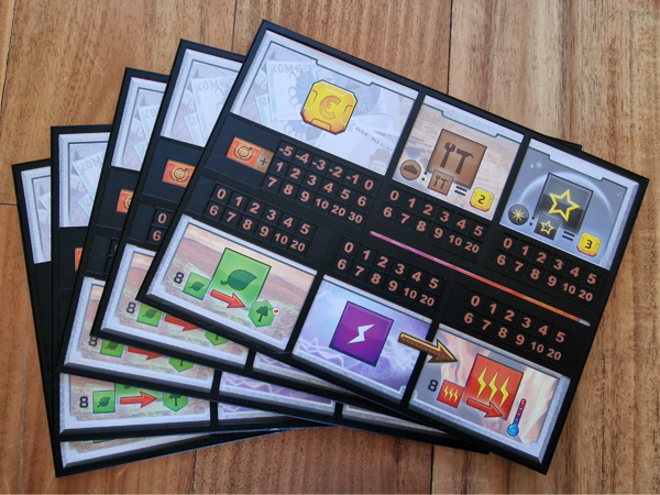 Terraforming Mars Player Card Frame - Slim Light