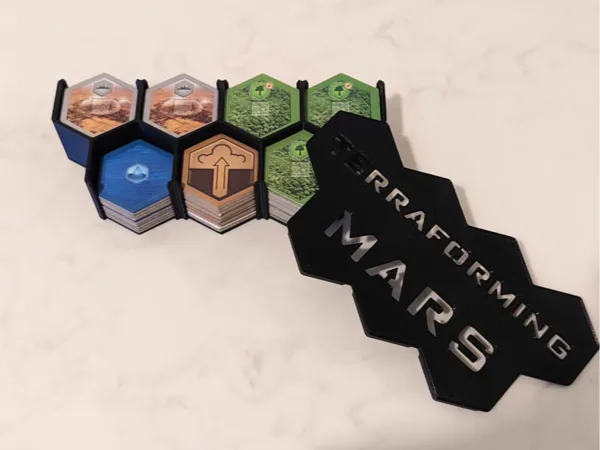 Terraforming Mars Hexagon Tile Holder