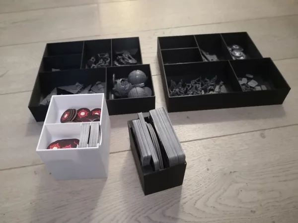 Star Wars Rebellion + Rise of the Empire boardgame insert, storage solution