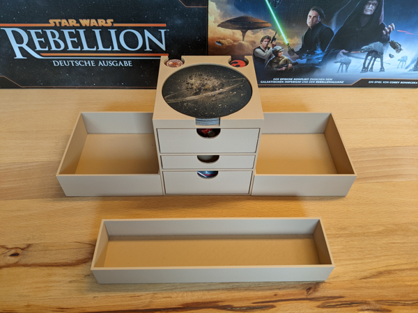 Star Wars: Rebellion - Token Box and Playceholder Trays | Rise of the Empire - Boardgame Inlay