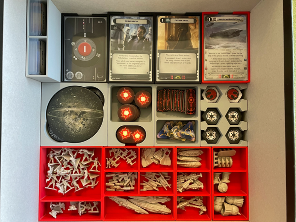 Star Wars: Rebellion Boardgame Insert