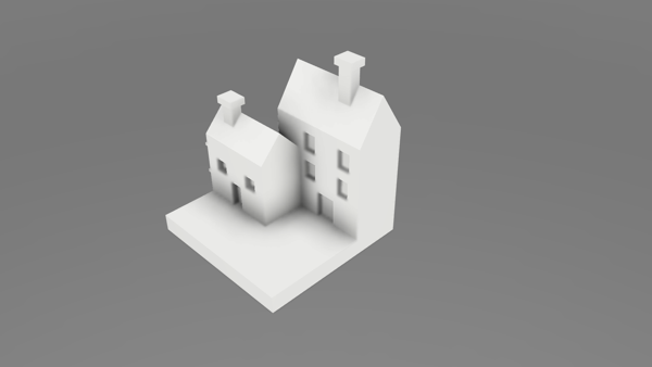 Spirit island town with windows and doors (remixed)