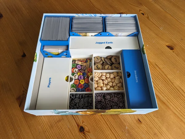 Spirit Island Organizer - Base Game + Jagged Earth in one Box