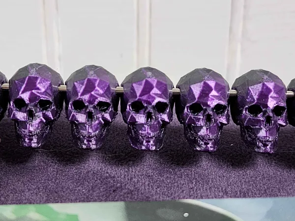 Low Poly Skull Bead (Horizontal, Spirit Island)
