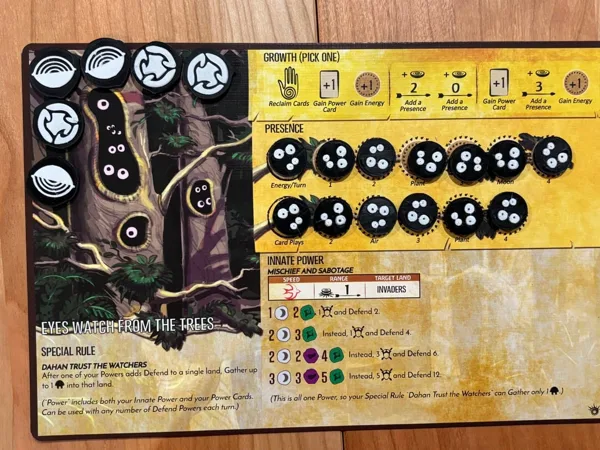 Spirit Island: Eyes watch from the trees