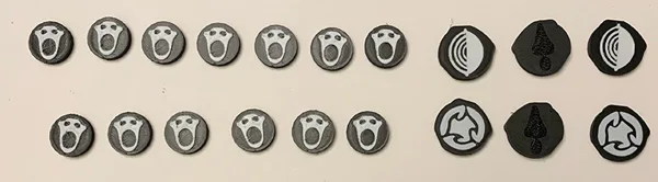 Spirit Island 2 color Bringer of Dreams and Nightmares presence token