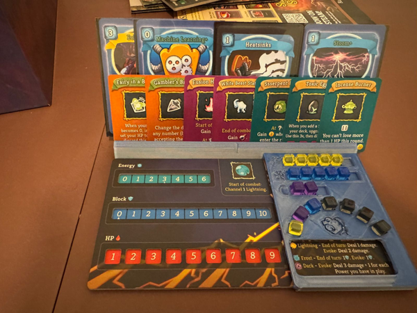 Slay the spire board game: Defect overlay/ tray