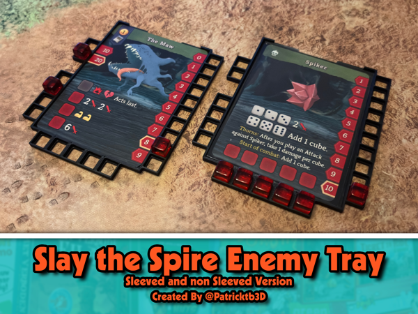 Slay the Spire Enemy Tray