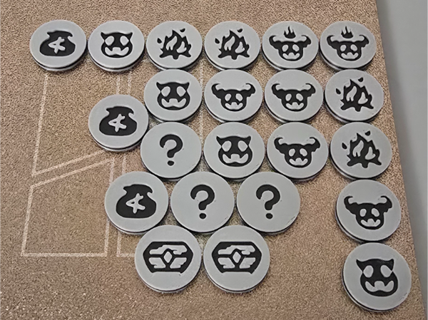 Slay the Spire Board Game Map Tokens (NO AMS)