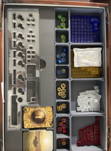 Through the Ages board game organizer