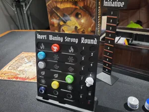 Element and Round tracker for Gloomhaven, Frosthaven and Jaws of the Lion