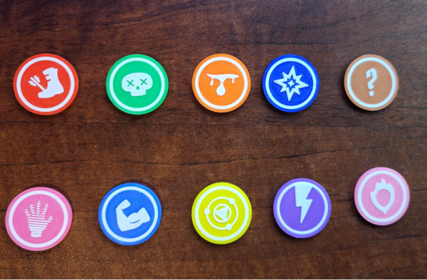 Frosthaven Trap Condition Tokens