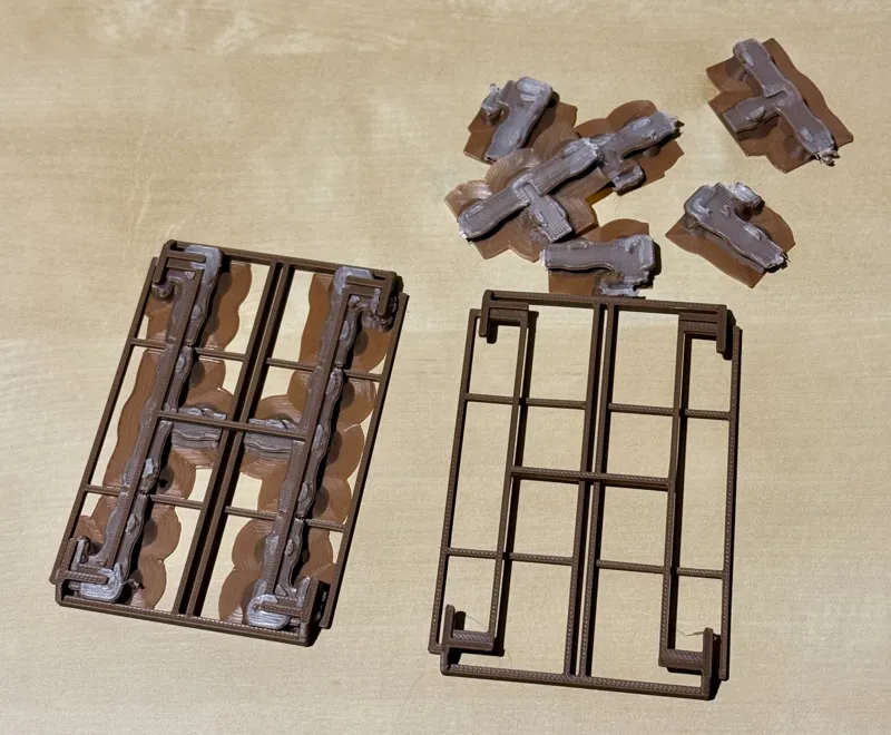 Printed in Bambu Lab Basic PLA Cocoa Brown and Support for PLA/PETG.