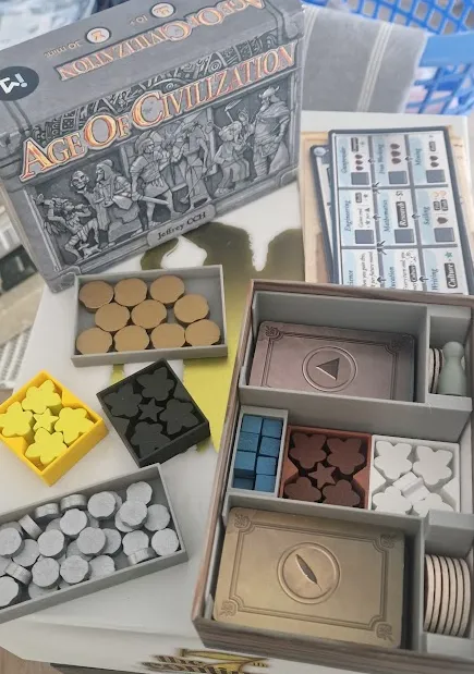 Printed box with Snapmaker U1, regular grey PLA,
