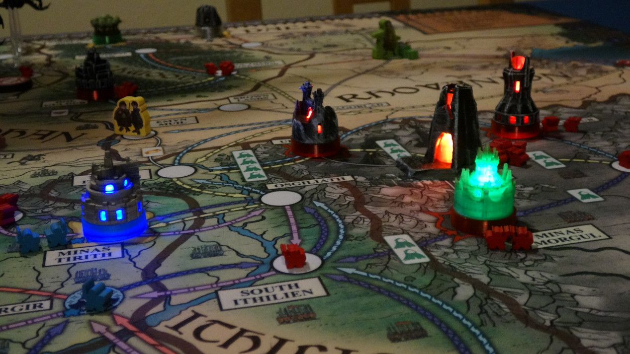 LED lighting up the Strongholds and Havens