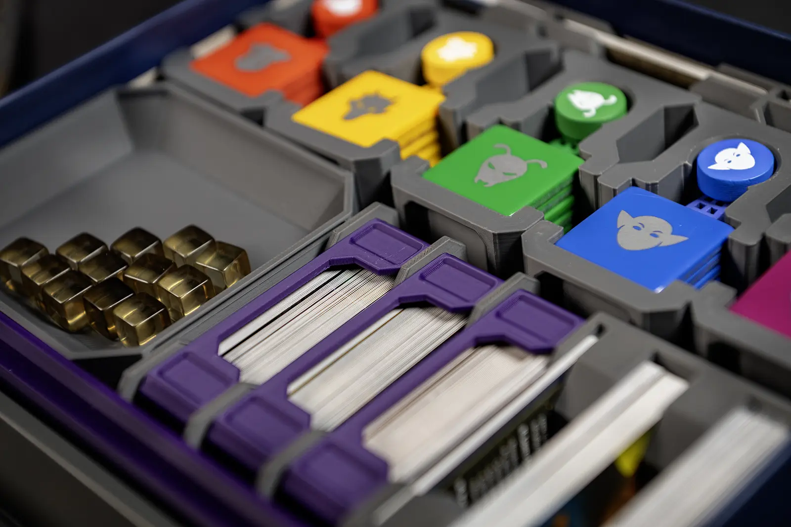 View of insert in box