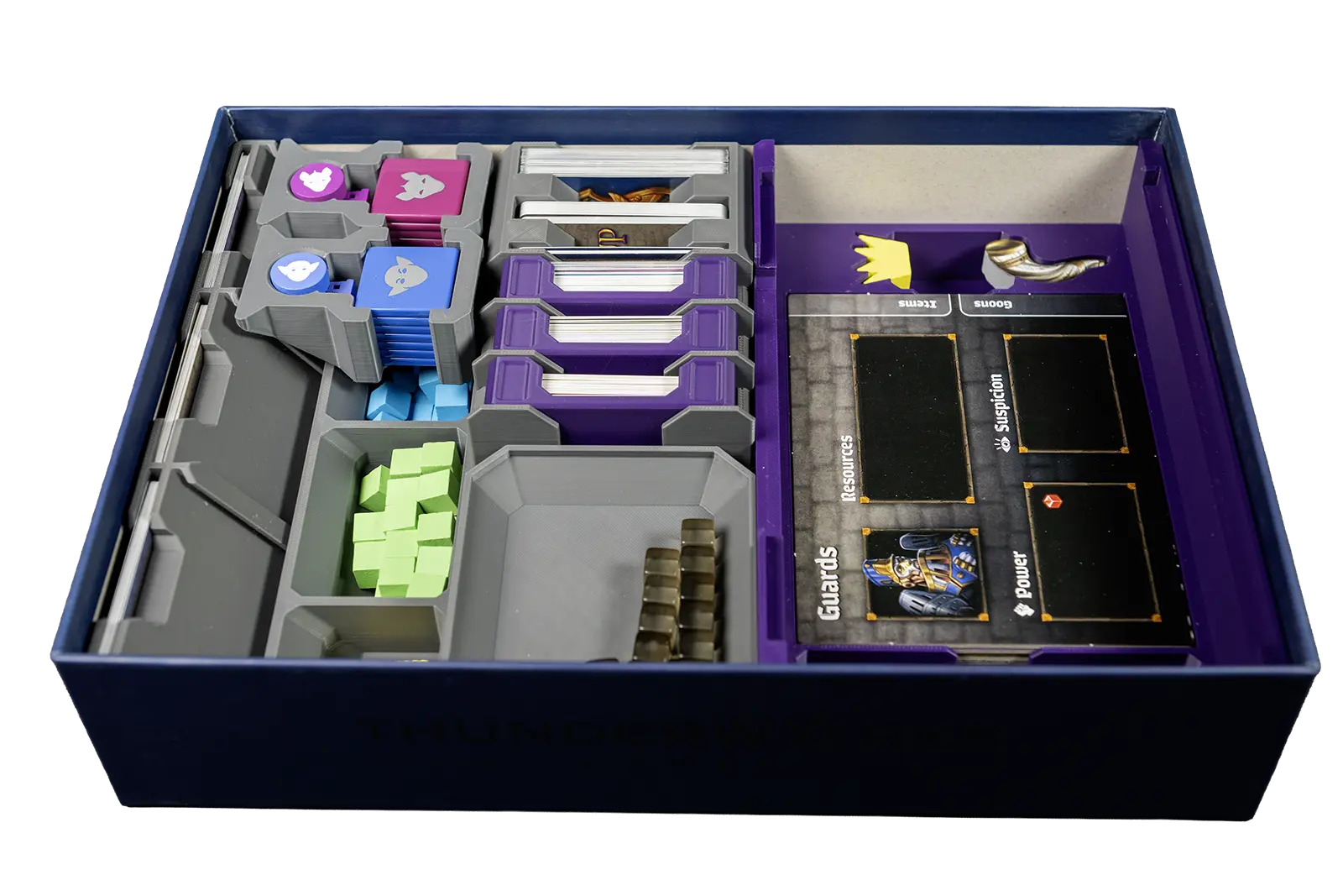 Fourth layer - under the player tile trays.