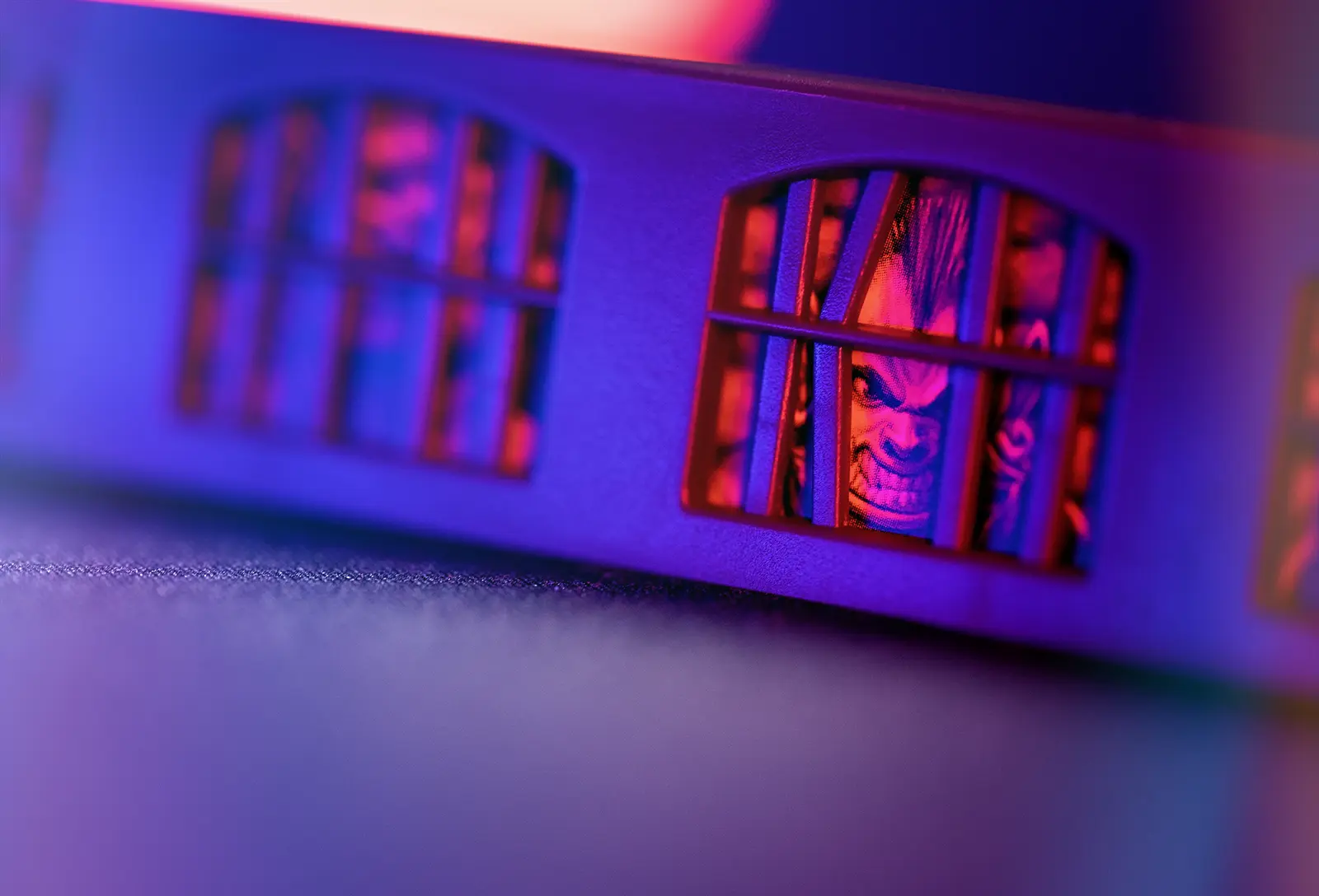 Between the bars