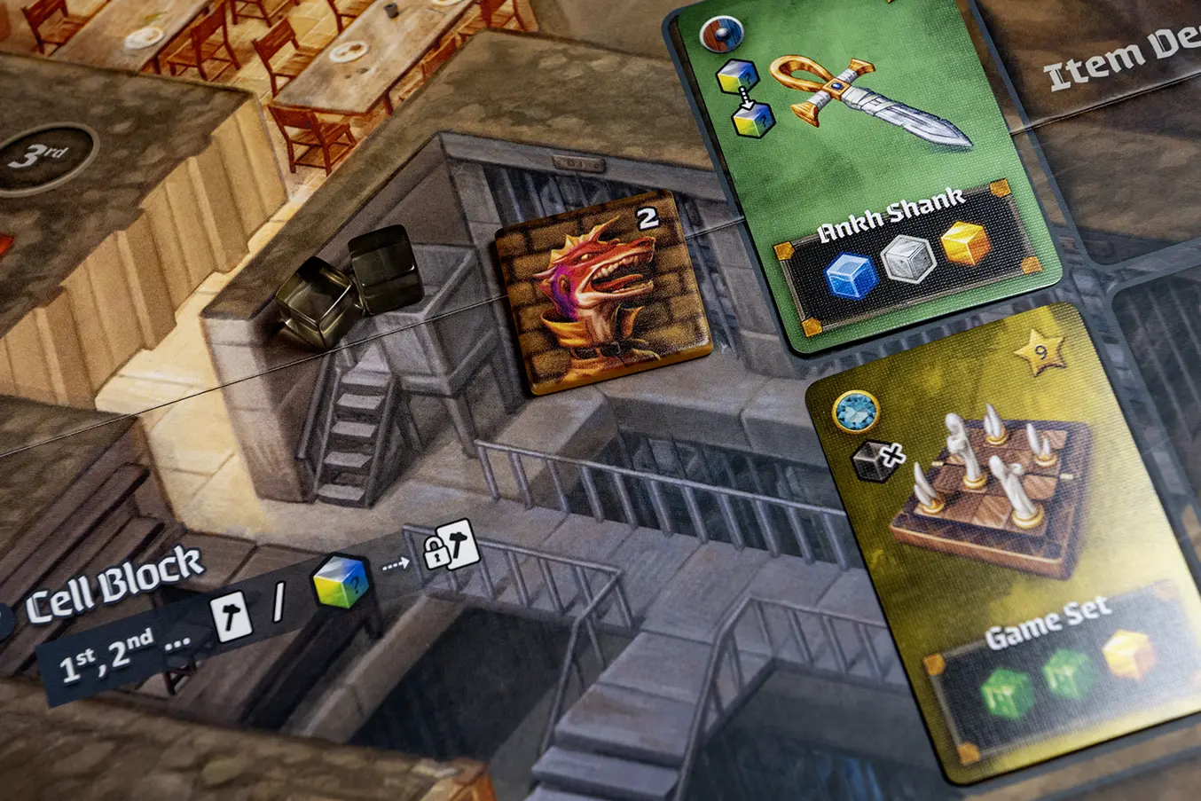 One crew in Cell Block, ready to craft contraband