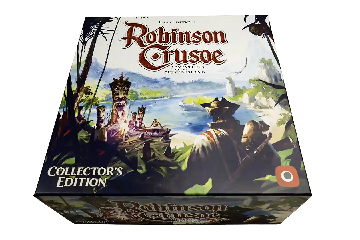 Robinson Crusoe Gamefound Collector's Edition box - with insert and no lid lift
