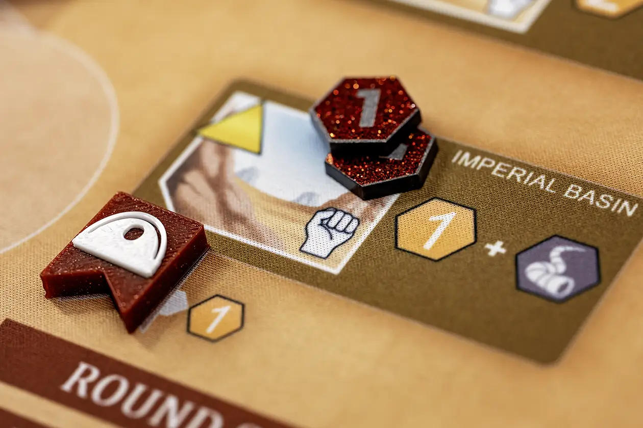 Spice and Control Token closeup