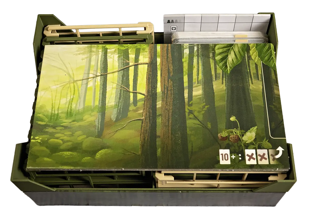 Clearing board on top
