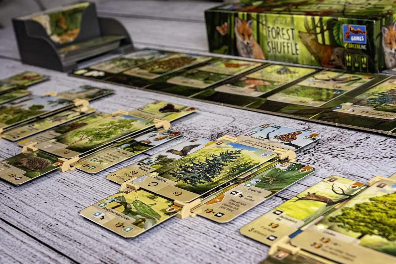 Forest Shuffle Layout with Card Trays