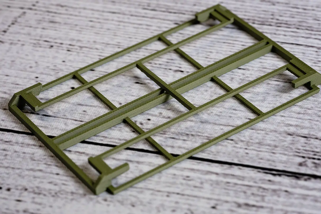 Single empty 3D Printed 6.6mm Tree Frame