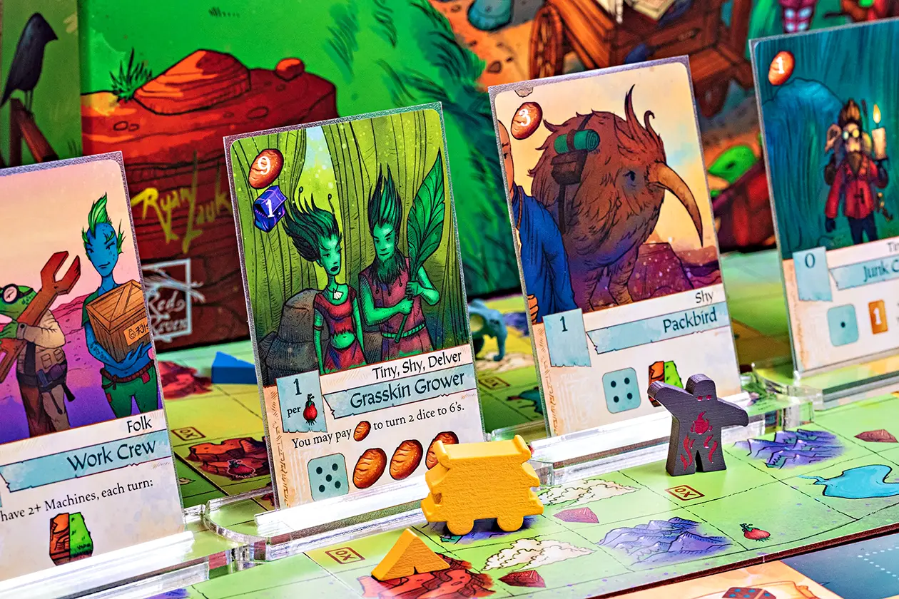 Creature Caravan sleeved cards